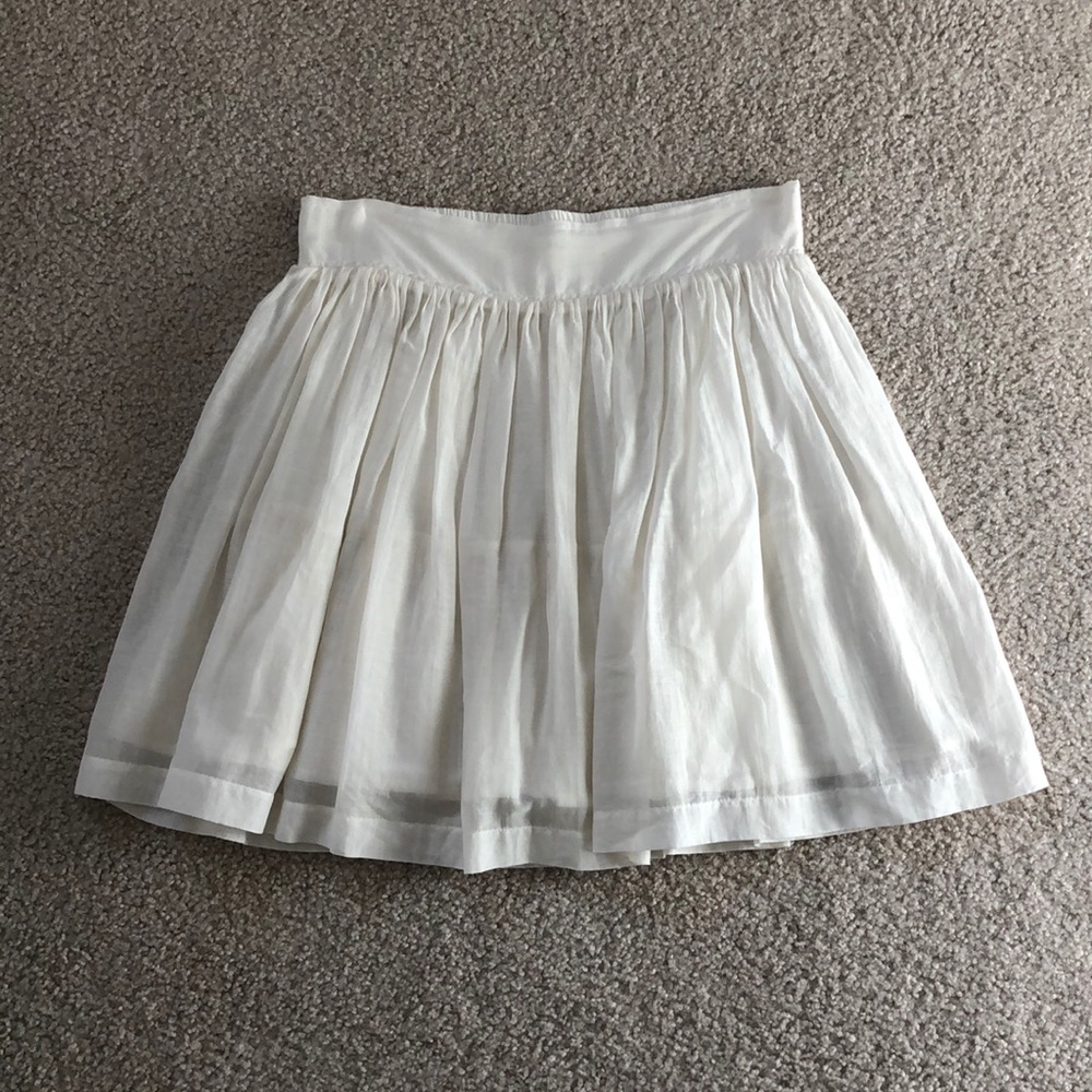 White skirt